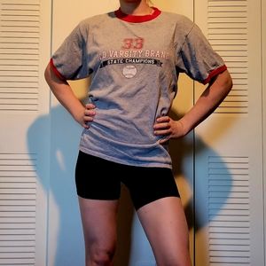 Vintage-style baseball tee